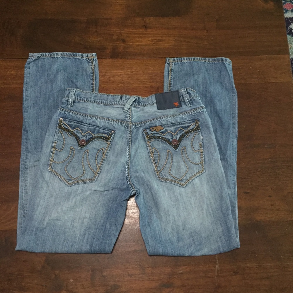 MEK Denim Mens Jeans 33 Rhodes Relaxed Straight